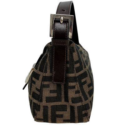 FENDI ズッカ柄 フラップミニショルダーバッグ 2305.26725.008 ブラウン フェンディ 【102059872006】