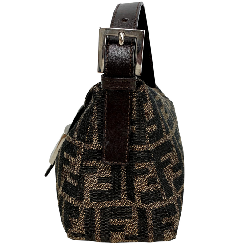 FENDI ズッカ柄 フラップミニショルダーバッグ 2305.26725.008 ブラウン フェンディ 【102059872006】