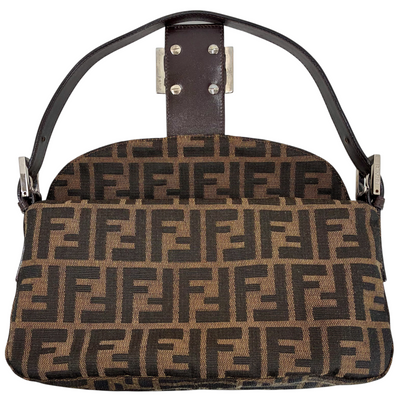 FENDI ズッカ柄 フラップミニショルダーバッグ 2305.26725.008 ブラウン フェンディ 【102059872006】