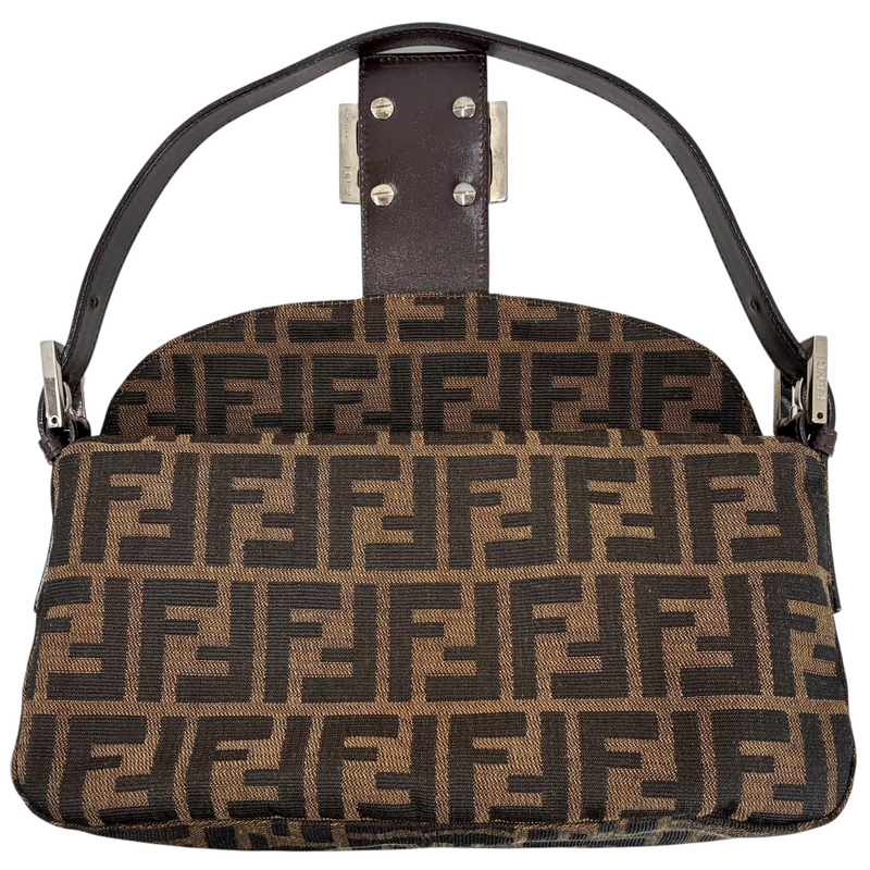 FENDI ズッカ柄 フラップミニショルダーバッグ 2305.26725.008 ブラウン フェンディ 【102059872006】