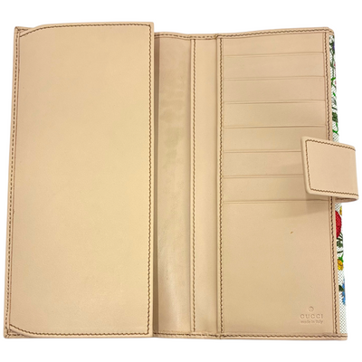GUCCI フローラ Wホック長財布 137375 ホワイト グッチ 【102059971007】