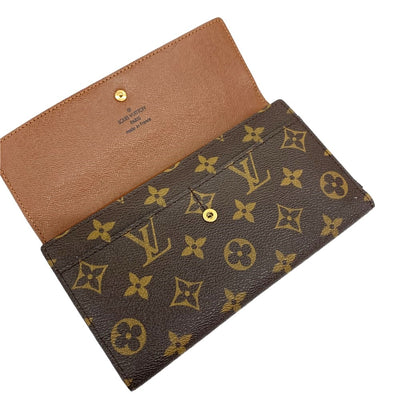 LOUIS VUITTON(ルイ・ヴィトン) モノグラム ポルトトレゾール インターナショナル M61215 三つ折り長財布 【102059984001】