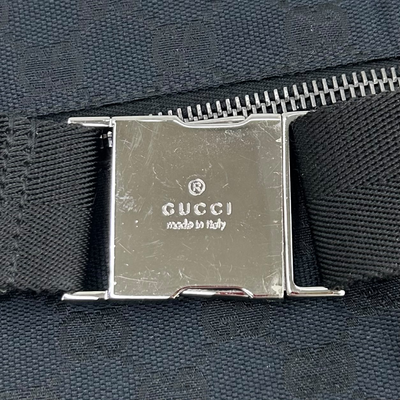 GUCCI GGキャンバス ウエストバッグ 28566 ブラック グッチ 【102059994006】