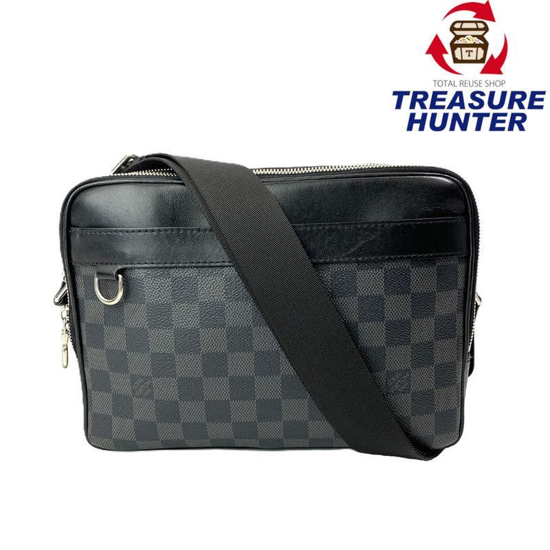 LOUIS VUITTON(ルイ・ヴィトン) トロカデロ メッセンジャーPM  N40087 ダミエ・グラフィット グレー/ブラック メンズ ショルダーバッグ 【102060103001】