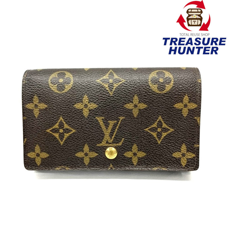 LOUIS VUITTON(ルイ・ヴィトン) モノグラム ポルトモネ・ビエ・トレゾール M61730 ブラウン メンズ レディース 財布 【102060209001】