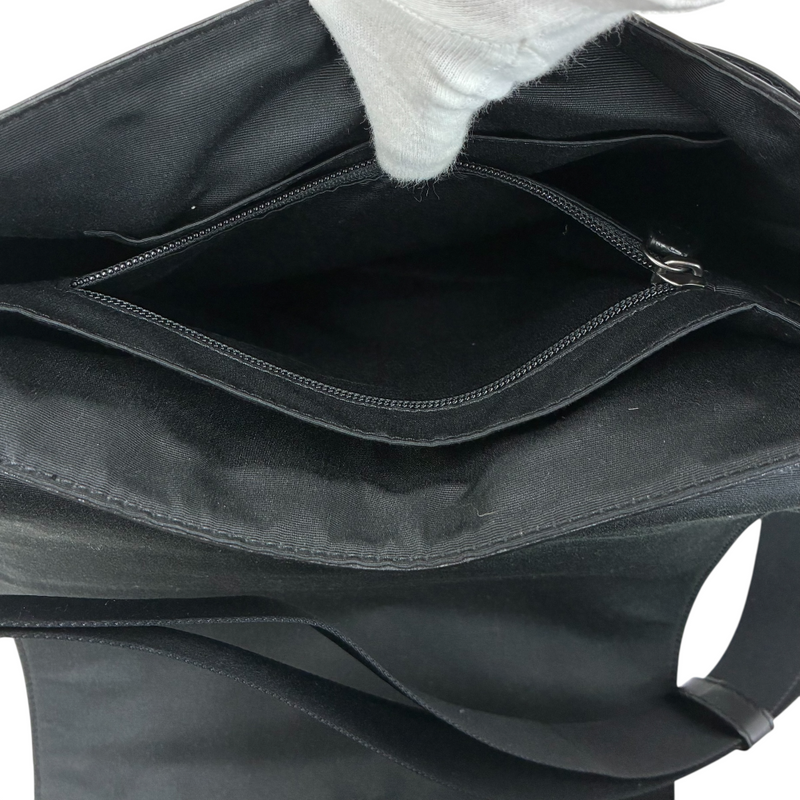 COACH PVCシグネチャー ヒューストン フラップショルダーバッグ F73339 チャコール×ブラック コーチ 【102060237007】