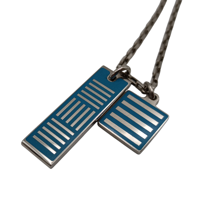 中古 LOUIS VUITTON ルイヴィトン コリエ ダミエカラーズ ネックレス 