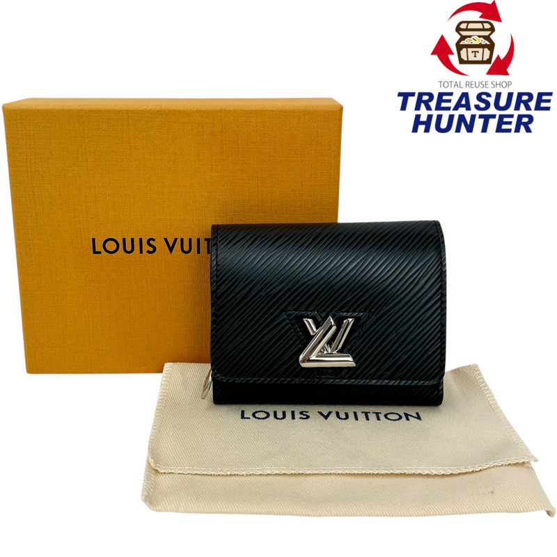 LOUIS VUITTON エピ ポルトフォイユ・ツイストコンパクトXS M63322 ノワール 三つ折り財布 ルイヴィトン 【102060336007】