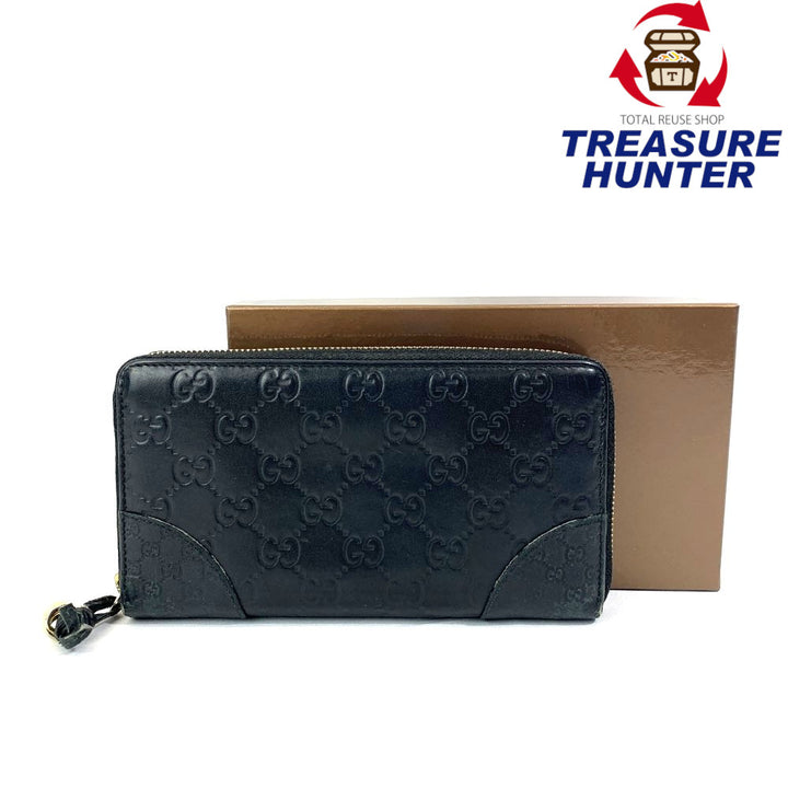 GUCCI グッチ GGキャンバス ラウンドファスナー 長財布 323397 GUCCI(グッチ) グッチシマ ラウンドファスナー長財布 323397 レザー