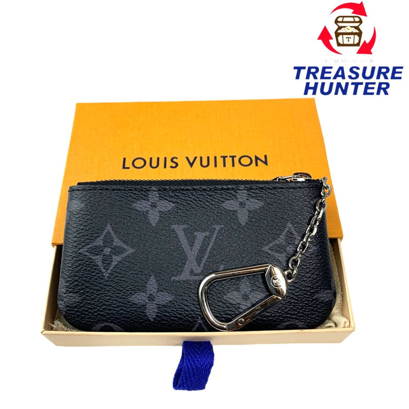 LOUIS VUITTON(ルイ・ヴィトン) モノグラム・エクリプス ポシェット・クレ M80905 ブラック×グレー コインケース キーケース 【102060439003】