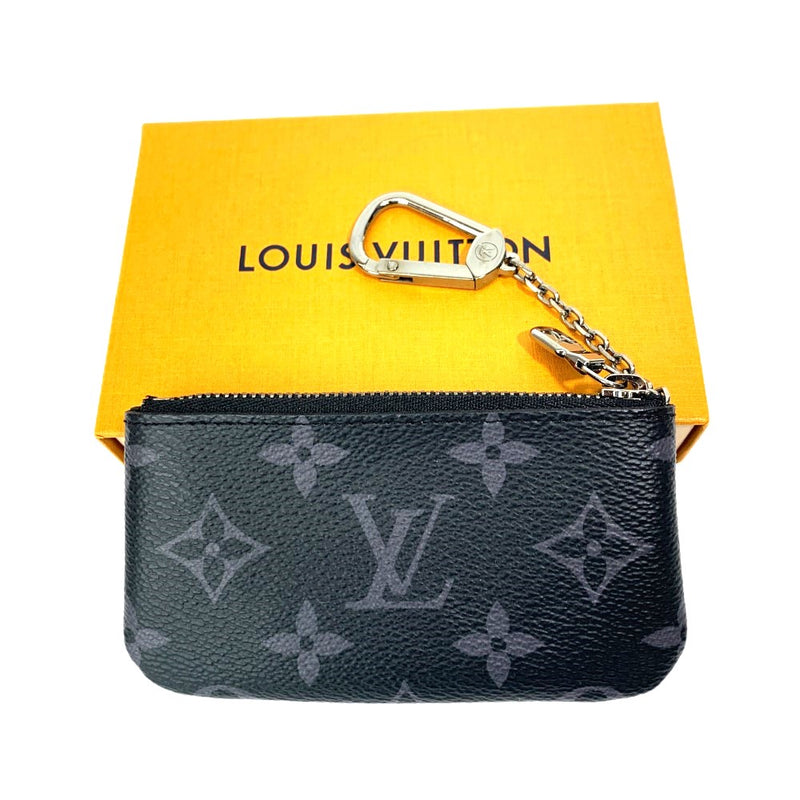 LOUIS VUITTON(ルイ・ヴィトン) モノグラム・エクリプス ポシェット・クレ M80905 ブラック×グレー コインケース キーケース 【102060439003】