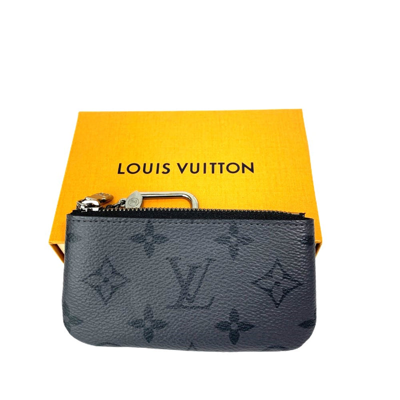 LOUIS VUITTON(ルイ・ヴィトン) モノグラム・エクリプス ポシェット・クレ M80905 ブラック×グレー コインケース キーケース 【102060439003】