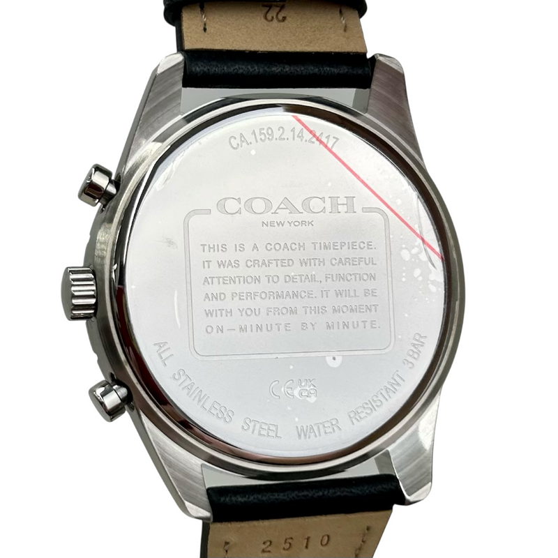 COACH クロノグラフ コールウォッチ44mm CS629 クォーツ腕時計 グリーン文字盤 コーチ 【102060452007】