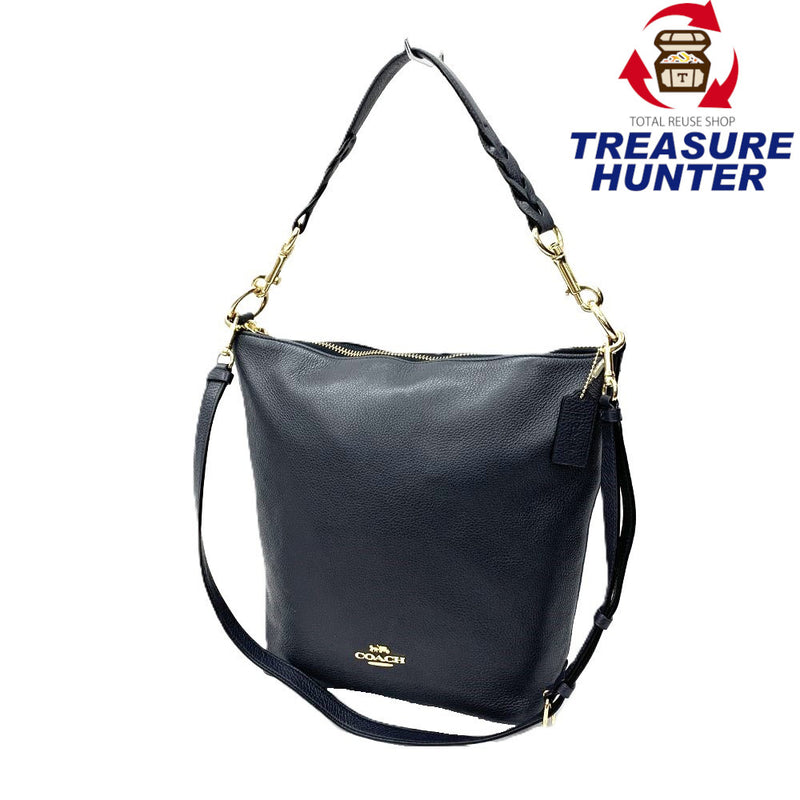 COACH(コーチ) 2WAYバッグ F31507 ペブルドレザー ネイビー レディース バッグ 【102060490001】