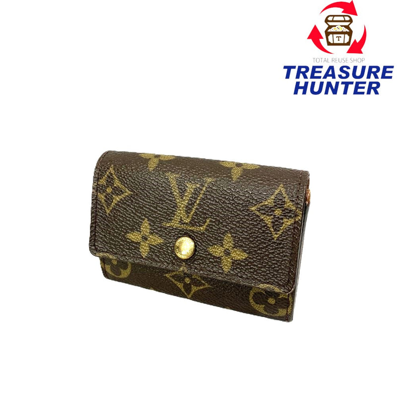 LOUIS VUITTON(ルイ・ヴィトン) モノグラム ポルト モネ・プラ M61930 モノグラムレザー ブラウン 小銭入れ 【102060506005】