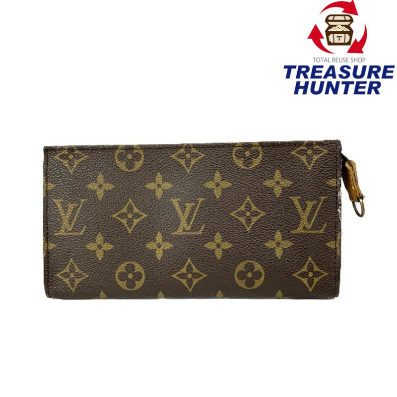 LOUIS VUITTON(ルイ・ヴィトン) モノグラム バケットPM ポーチ モノグラムレザー ブラウン レディース 【102060571005】