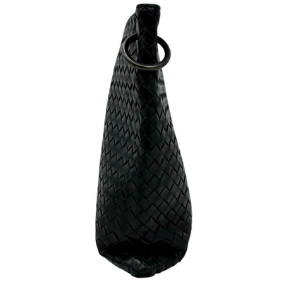 BOTTEGA VENETA イントレチャート ショルダーバッグ 172736 ブラック ボッテガヴェネタ 【102060661007】
