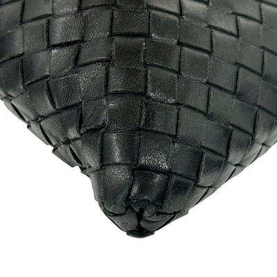 BOTTEGA VENETA イントレチャート ショルダーバッグ 172736 ブラック ボッテガヴェネタ 【102060661007】