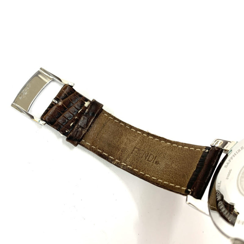 FENDI(フェンディ)  腕時計  2100G 002-973 レザーベルト ブラウンベルト/ピンク文字盤 クォーツ レディース ウォッチ 【102060665003】