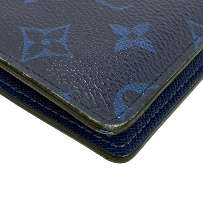 LOUIS VUITTON タイガラマ ポルトフォイユブラザ M30297 ブルー 長財布 ルイヴィトン 【102060740007】