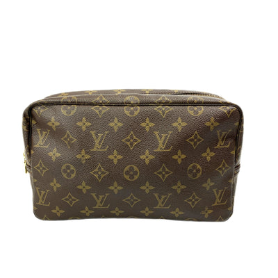 LOUIS VUITTON(ルイ・ヴィトン) モノグラム トゥルース・トワレット M47522 モノグラムレザー ブラウン セカンドバッグ 【102060780005】