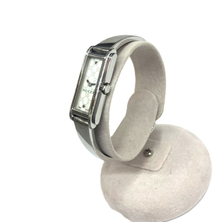 GUCCI(グッチ) 腕時計 GG ビット バングルウォッチ ステンレススチール