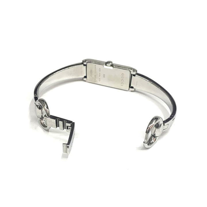 GUCCI(グッチ) 腕時計 GG ビット バングルウォッチ ステンレススチール