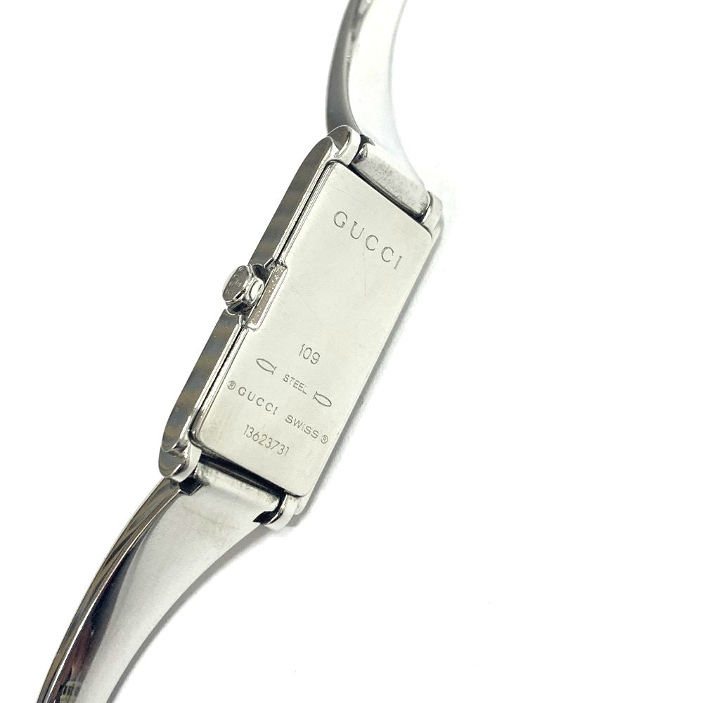 GUCCI シルバー バングル時計 GUCCI(グッチ) 腕時計 GG ビット バングルウォッチ ステンレススチール