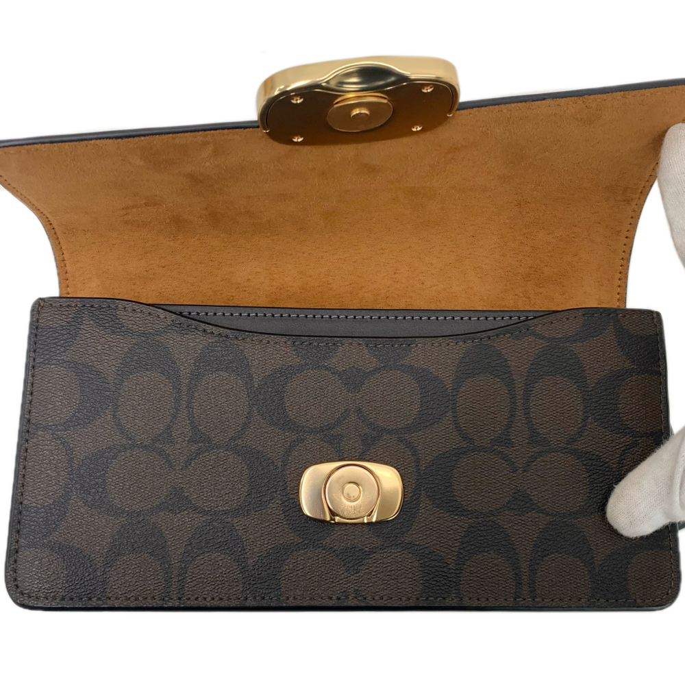 COACH スムースレザー エリザ フラップ クロスボディバッグ 公式】コーチアウトレット | エライザ フラップ クロスボディ バッグ