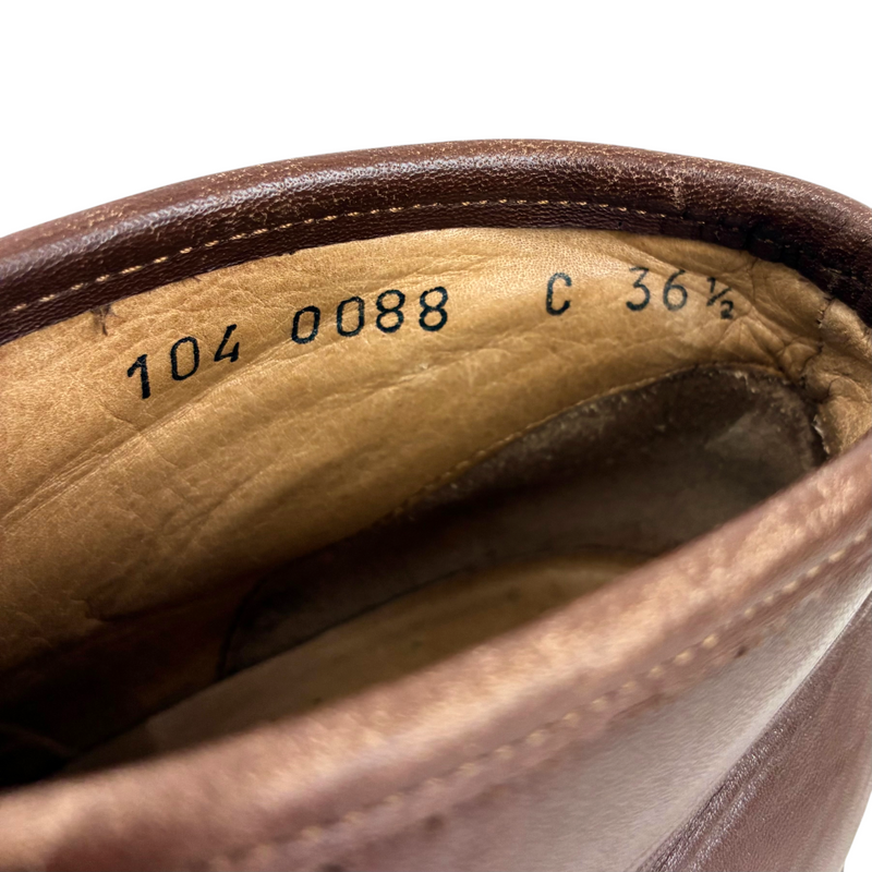 GUCCI ホースビット ショートブーツ 1040088 サイズ36ハーフ(約23.5cm相当) ブラウン グッチ 【102060828007】