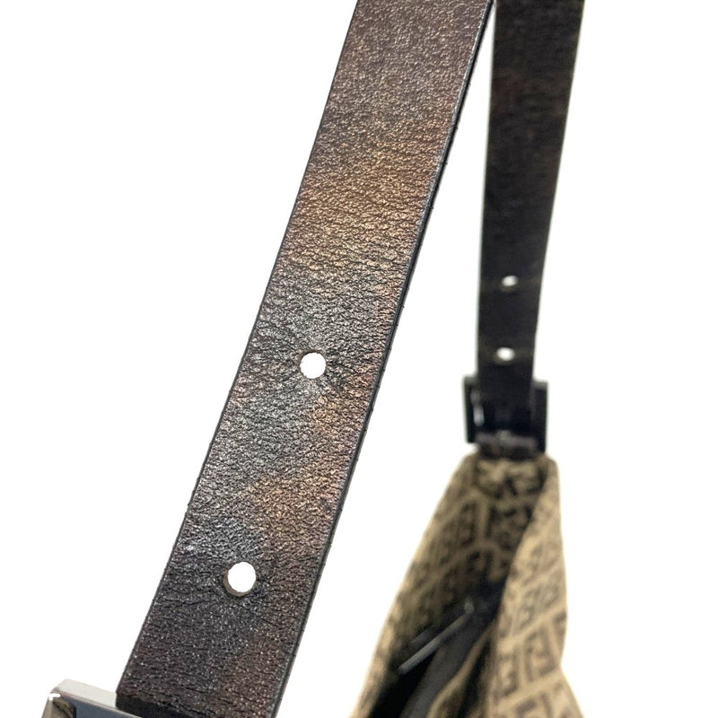 FENDI(フェンディ) ズッキーノ セミショルダー 8BR036 キャンバス ブラウン マグネットフラップ開閉 レディース バッグ 【102060883001】