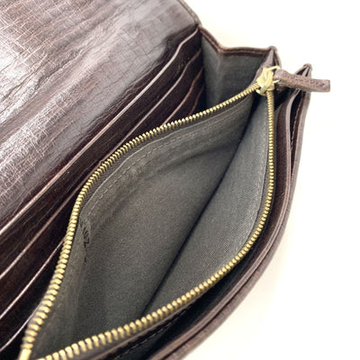 FENDI(フェンディ)　ズッキーノ　フラップ長財布　8M0021/TN9 キャンバス×レザー　ブラウン　箱付　レディース ウォレット 【102060884001】