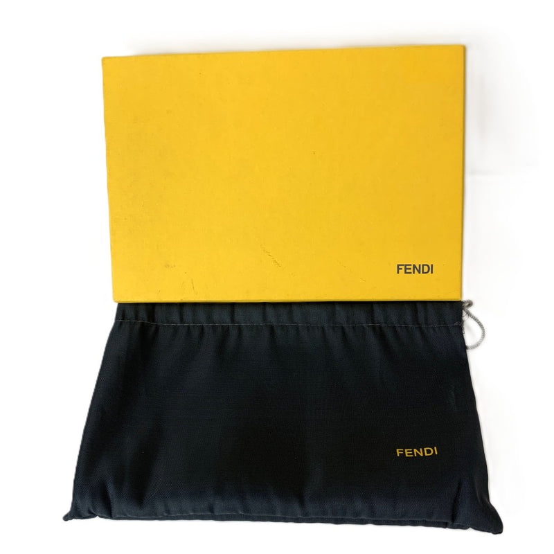 FENDI(フェンディ)　ズッキーノ　フラップ長財布　8M0021/TN9 キャンバス×レザー　ブラウン　箱付　レディース ウォレット 【102060884001】