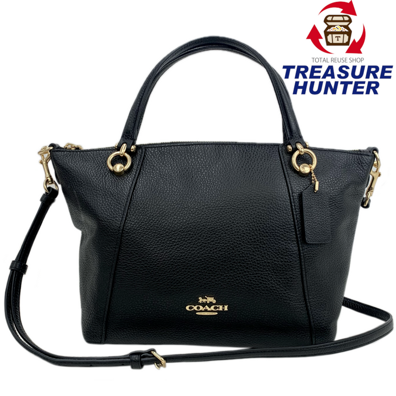 COACH レザー 2wayショルダーバッグ G2377-C6229 ブラック コーチ 【102060889006】