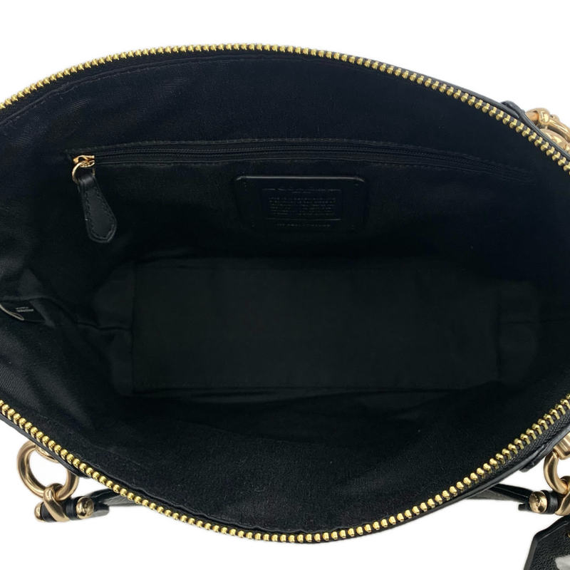 COACH レザー 2wayショルダーバッグ G2377-C6229 ブラック コーチ 【102060889006】