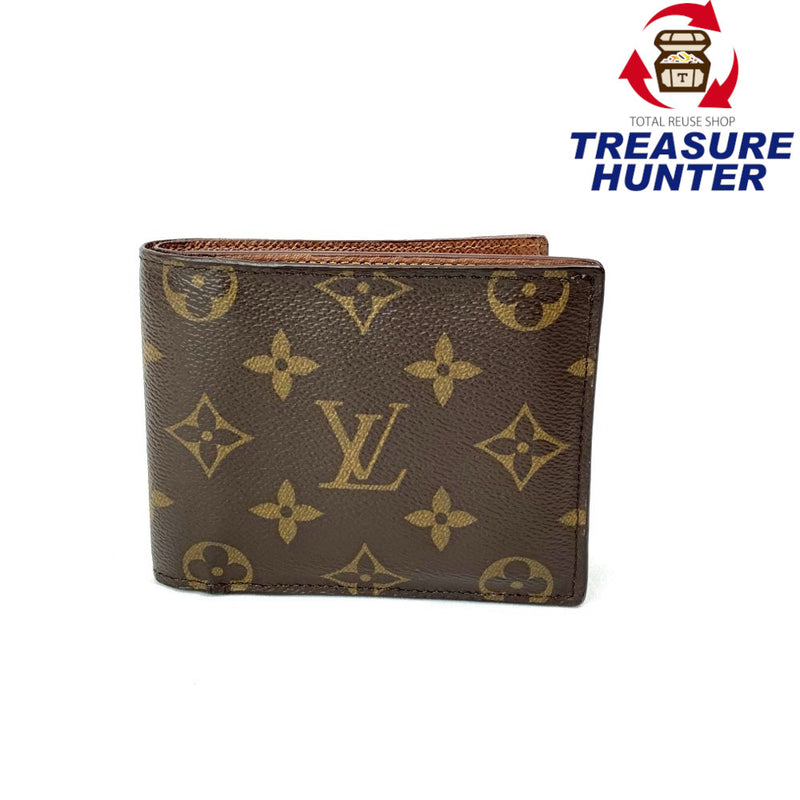 LOUIS VUITTON(ルイ・ヴィトン) モノグラム ポルトフォイユ・マルコ NM M62288 モノグラム・キャンバス ブラウン メンズ 二つ折り財布 【102060916003】