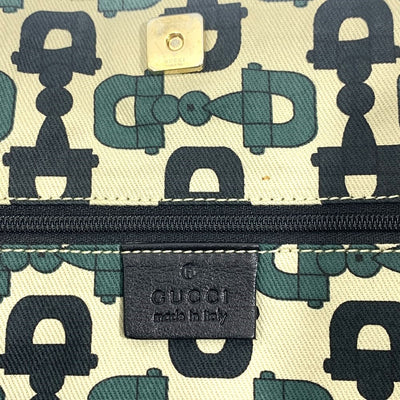 GUCCI(グッチ) アビー トートバッグ レザー 141472 ブラック×ゴールド レディース バッグ 【102060928003】