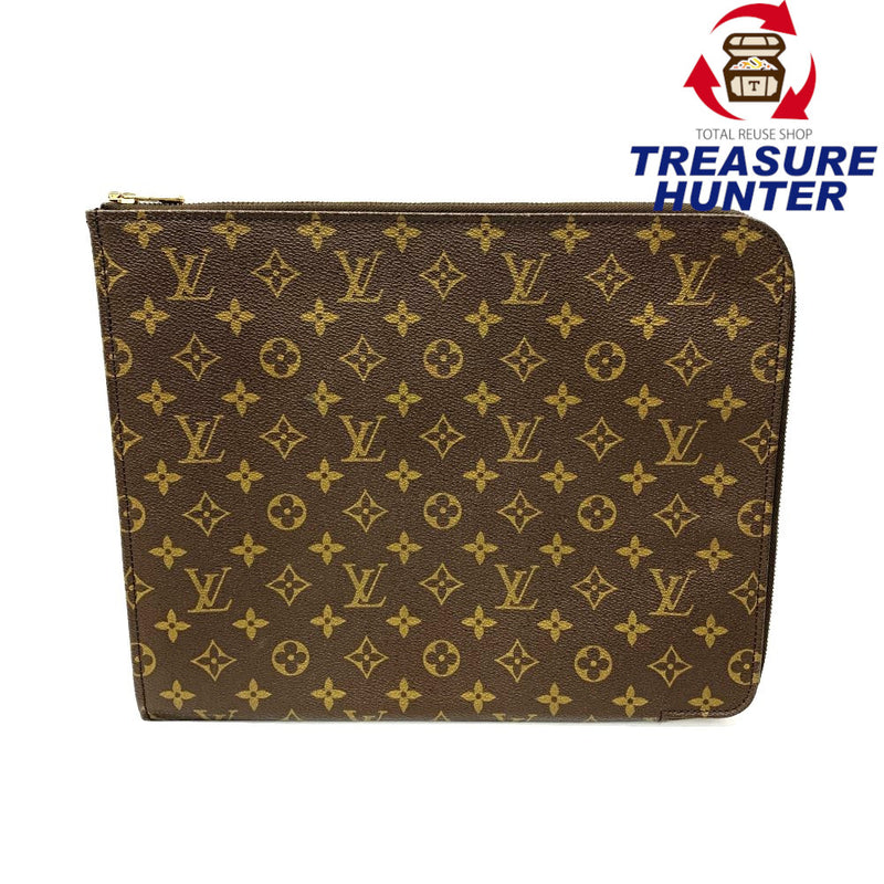 LOUIS VUITTON(ルイ・ヴィトン) モノグラム ポッシュ ドキュマン33 M53457 クラッチバッグ モノグラムキャンバス ブラウン メンズ 【102060931001】