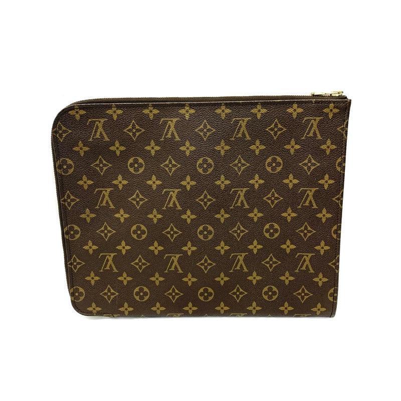 LOUIS VUITTON(ルイ・ヴィトン) モノグラム ポッシュ ドキュマン33 M53457 クラッチバッグ モノグラムキャンバス ブラウン メンズ 【102060931001】