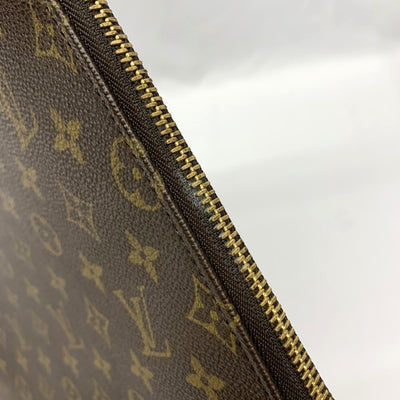 LOUIS VUITTON(ルイ・ヴィトン) モノグラム ポッシュ ドキュマン33 M53457 クラッチバッグ モノグラムキャンバス ブラウン メンズ 【102060931001】