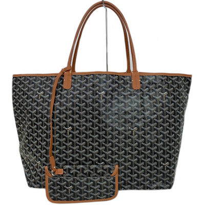 GOYARD サンルイGM ユロ ザ ドッグ ブラック×ブラウン トートバッグ フレンチブルドッグ ゴヤール 【102060972002】