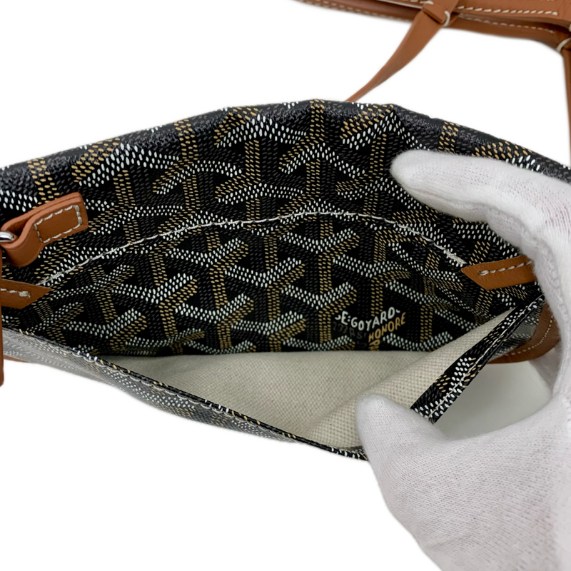 GOYARD サンルイGM ユロ ザ ドッグ ブラック×ブラウン トートバッグ フレンチブルドッグ ゴヤール 【102060972002】