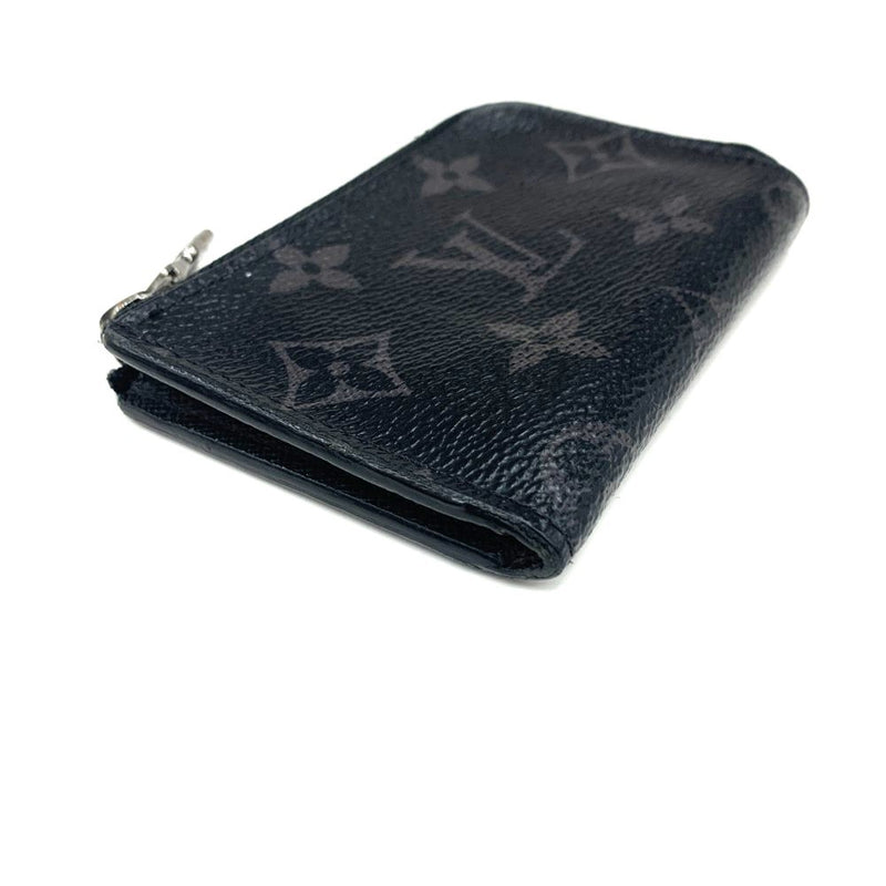 LOUIS VUITTON(ルイ・ヴィトン)　モノグラム・エクリプス　ポルトモネ・ジュール　M63536  L字ファスナー開閉　ブラック コインケース  【102060997001】