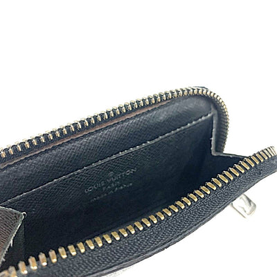 LOUIS VUITTON(ルイ・ヴィトン)　モノグラム・エクリプス　ポルトモネ・ジュール　M63536  L字ファスナー開閉　ブラック コインケース  【102060997001】