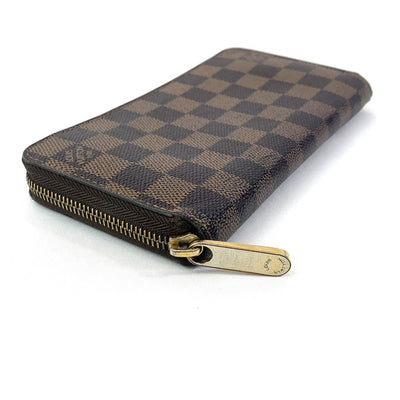 LOUIS VUITTON (ルイ・ヴィトン) ダミエ ジッピーウォレット N60015 ダミエキャンバス エベヌ ラウンドファスナー 長財布 【102060998001】