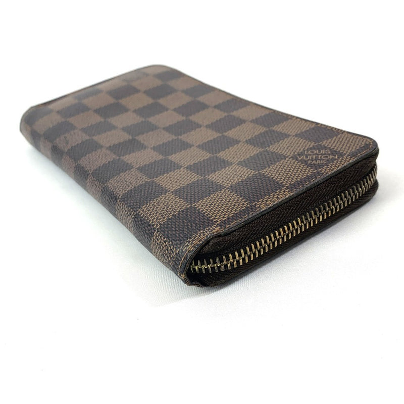 LOUIS VUITTON (ルイ・ヴィトン) ダミエ ジッピーウォレット N60015 ダミエキャンバス エベヌ ラウンドファスナー 長財布 【102060998001】