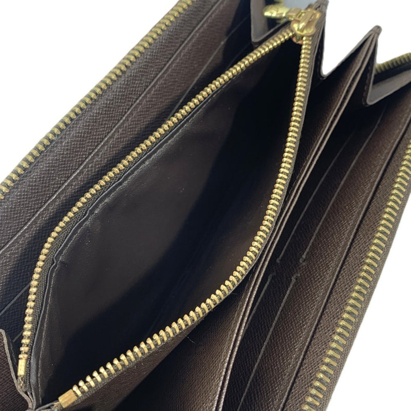 LOUIS VUITTON (ルイ・ヴィトン) ダミエ ジッピーウォレット N60015 ダミエキャンバス エベヌ ラウンドファスナー 長財布 【102060998001】