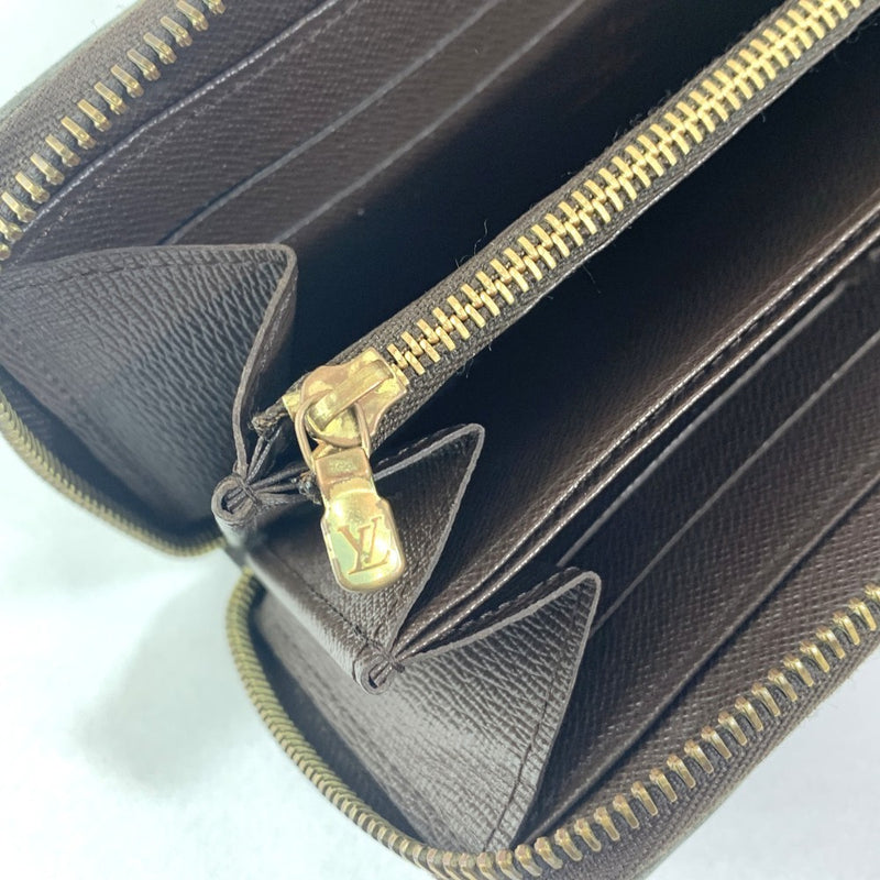 LOUIS VUITTON (ルイ・ヴィトン) ダミエ ジッピーウォレット N60015 ダミエキャンバス エベヌ ラウンドファスナー 長財布 【102060998001】