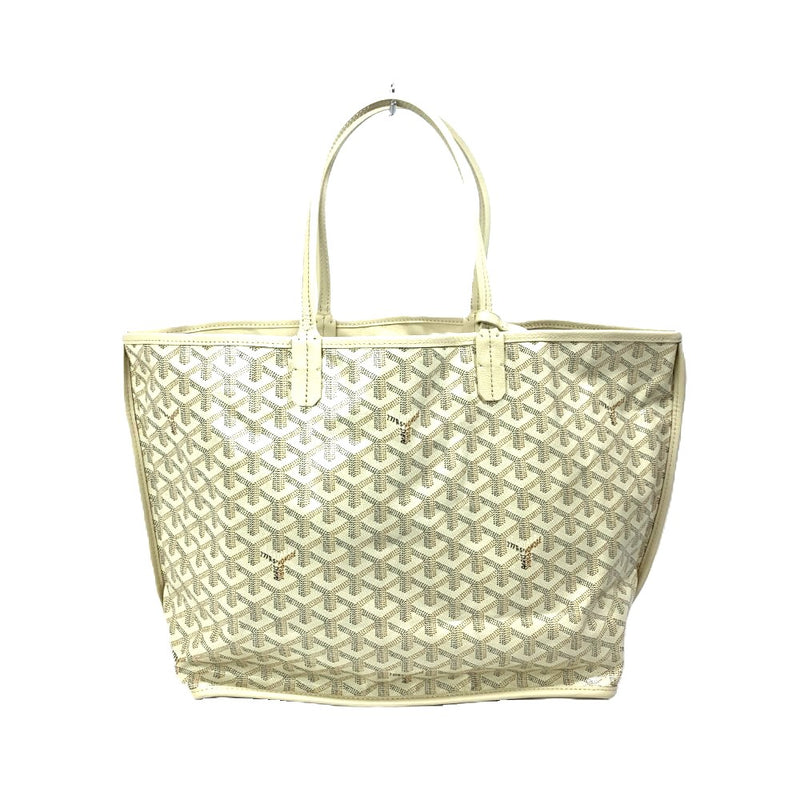 GOYARD(ゴヤール) エンブロイダリーアンジュPM シーホース トートバッグ リバーシブル PVC×レザー サンド レディース バッグ 【102061080005】