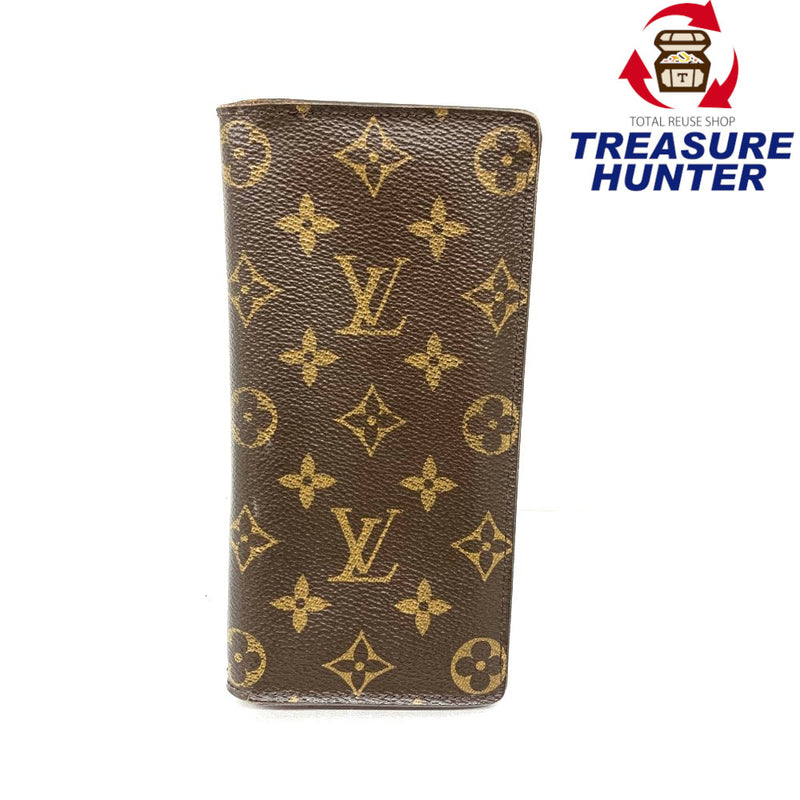 LOUIS VUITTON(ルイ・ヴィトン) モノグラム ポルトフォイユ・ブラザ  M66540 モノグラムキャンバス ブラウン 長財布 【102061088001】